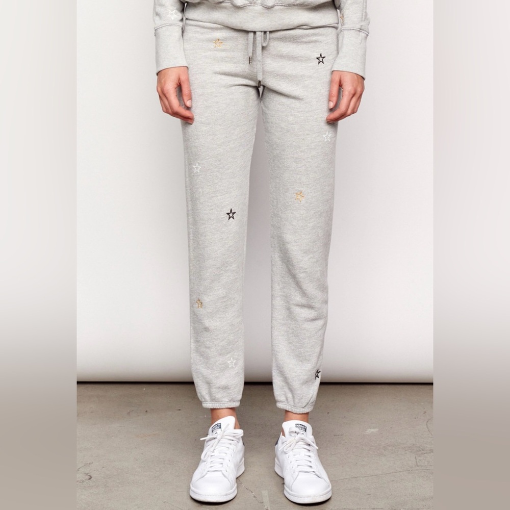 Sundry Embroidered Stars Classic Sweatpants